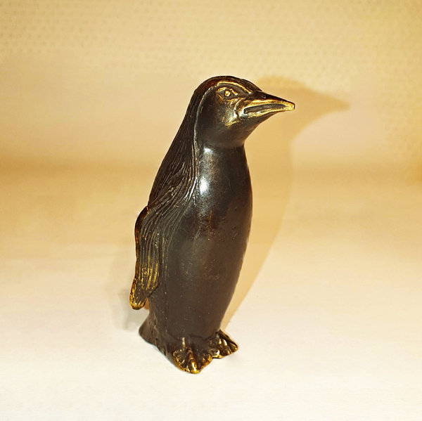 Pinguin aus Bronze, Höhe ca. 7cm