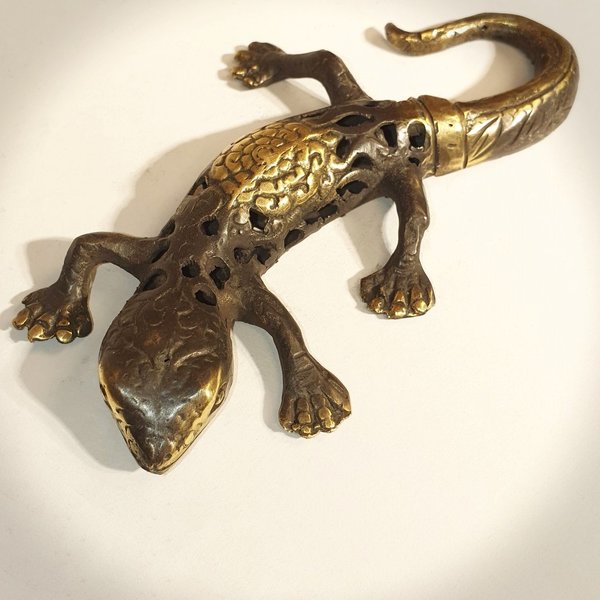 Gecko aus Bronze, Länge ca.13cm